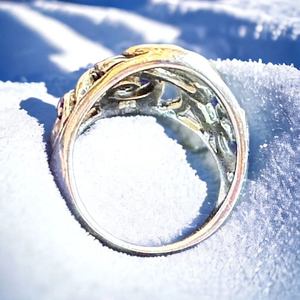 Silver Scroll Ring - Picture 7 of 7
